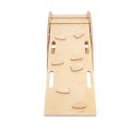 Small Dream Rocker Classic Wood & Ladder with Pink Pillow