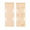 Medium Dream Rocker Classic Wood & Slide & Ladder with Beige Pillow