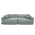 Boucle Premium Kids Sofa, Fresh Mint