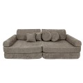 Boucle Premium Kids Sofa, Tan Beige