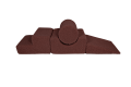 Bearly Shape Set 4 elements Brown