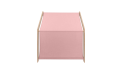 Wooden House with Pink Roof