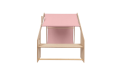Wooden House with Pink Roof
