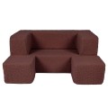 Bearly Cube Kids Sofa, Brown