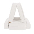 Bearly Pocket Basic Kids Sofa, Cream