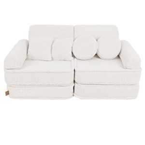 Bearly Pocket Plus Kids Sofa, Cream