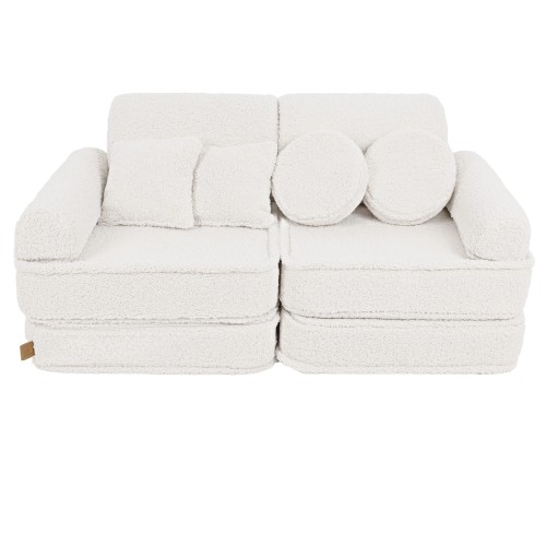 Bearly Pocket Plus Kids Sofa, Cream
