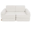 Bearly Pocket Plus Kids Sofa, Cream