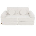 Bearly Pocket Plus Kids Sofa, Cream