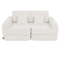 Bearly Pocket Plus Kids Sofa, Cream