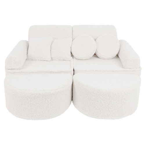 Bearly Pocket Max Kids Sofa, Cream