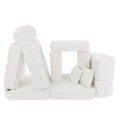 Bearly Pocket Max Kids Sofa, Cream