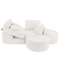 Bearly Pocket Max Kids Sofa, Cream