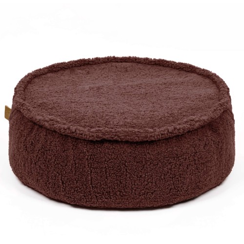 Bearly Round Pouf, Brown