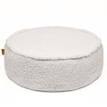 Bearly Round Pouf, Cream