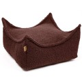 Bearly Square Puff, Brown