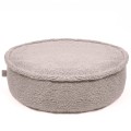 Bearly Round Pouf, Light grey