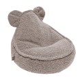 Bearly Teddy Sako Bag, Light Grey