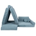 Slimcord Premium Kids Sofa, Turquoise