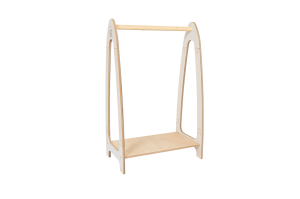 Soft Hanger on clothing small White