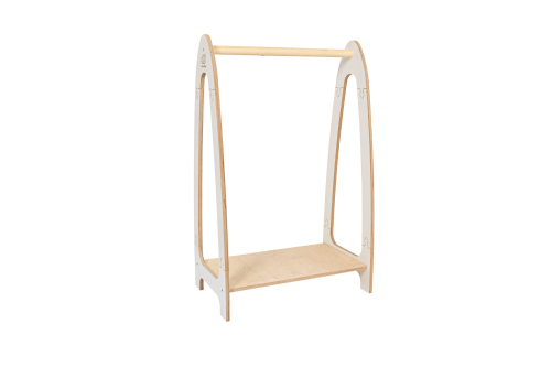 Soft Hanger on clothing small White