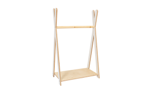 Tipi Hanger on clothing small natural