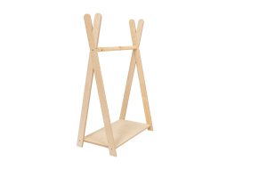 Tipi Hanger on clothing large natural