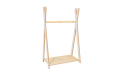 Tipi Hanger on clothing small natural