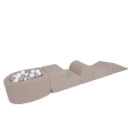 Bearly Foam Playset with Small Ball Pit Light Gray without balls