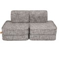 Tangle Pocket Basic Kids Sofa, Moon Grey