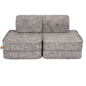 Tangle Pocket Basic Kids Sofa, Moon Grey