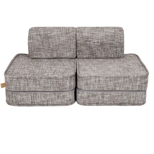 Tangle Pocket Basic Kids Sofa, Moon Grey