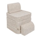 Tangle Pocket Basic Kids Sofa, Marshmallow Beige