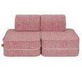 Tangle Pocket Basic Kids Sofa, Bubblegum Pink