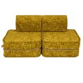 Tangle Pocket Basic Kids Sofa, Honey Mustard