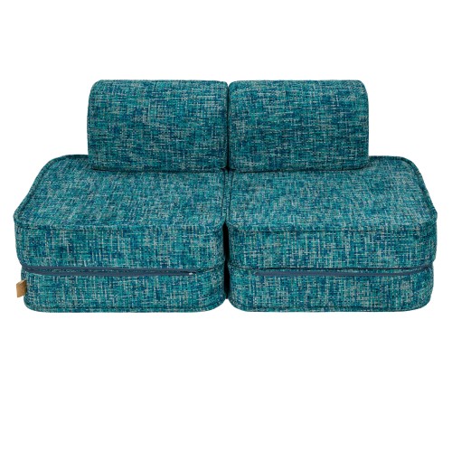 Tangle Pocket Basic Kids Sofa, Lagoon Blue