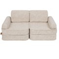 Tangle Pocket Plus Kids Sofa, Marshmallow Beige