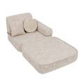 Tangle Pocket Plus Kids Sofa, Marshmallow Beige