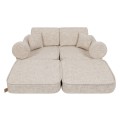 Tangle Pocket Plus Kids Sofa, Marshmallow Beige