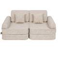 Tangle Pocket Plus Kids Sofa, Marshmallow Beige