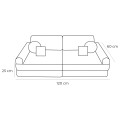 Tangle Pocket Plus Kids Sofa, Marshmallow Beige