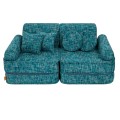 Tangle Pocket Plus Kids Sofa, Lagoon Blue