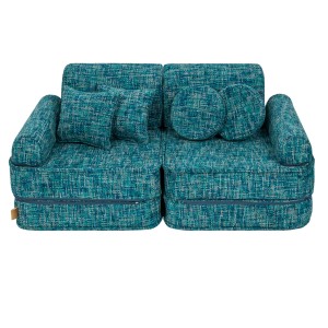 Tangle Pocket Plus Kids Sofa, Lagoon Blue