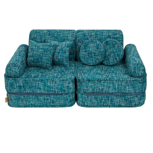 Tangle Pocket Plus Kids Sofa, Lagoon Blue