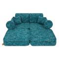 Tangle Pocket Plus Kids Sofa, Lagoon Blue