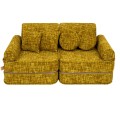 Tangle Pocket Plus Kids Sofa, Honey Mustard
