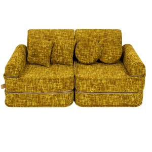 Tangle Pocket Plus Kids Sofa, Honey Mustard