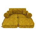 Tangle Pocket Plus Kids Sofa, Honey Mustard