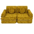 Tangle Pocket Plus Kids Sofa, Honey Mustard