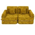 Tangle Pocket Plus Kids Sofa, Honey Mustard